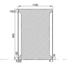 Зеркало с подсветкой 110х85 см Aquanet Сорренто 00196655