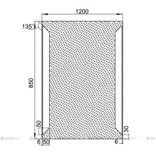 Зеркало с подсветкой 120х85 см Aquanet Сорренто 00196656