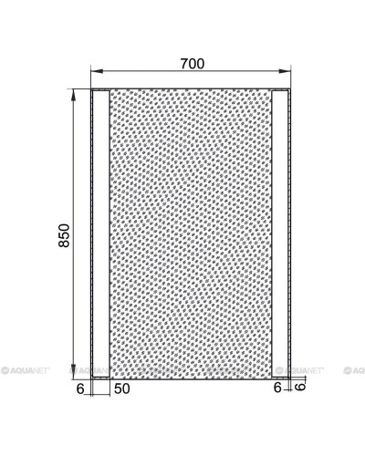 Зеркало с подсветкой 70х85 см Aquanet Форли 00196658