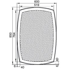 Зеркало с подсветкой 60х85 см Aquanet Тоскана 00196955