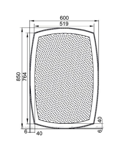 Зеркало с подсветкой 60х85 см Aquanet Тоскана 00196955