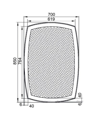 Зеркало с подсветкой 70х85 см Aquanet Тоскана 00196664
