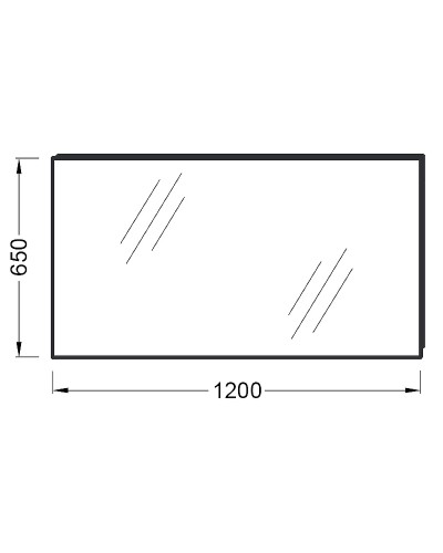 Зеркало Jacob Delafon Odeon Up 120 EB1085-NF подвесное