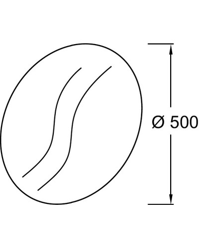 Зеркало Jacob Delafon Odeon Rive Gauche 50 EB1143-NF подвесное