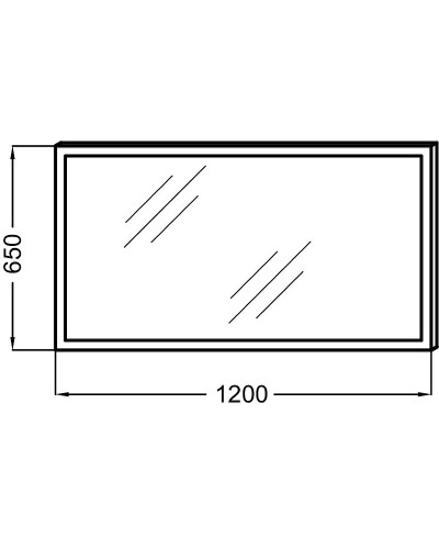 Зеркало Jacob Delafon 120 EB1444-NF с подсветкой с подогревом и ИК-выключателем