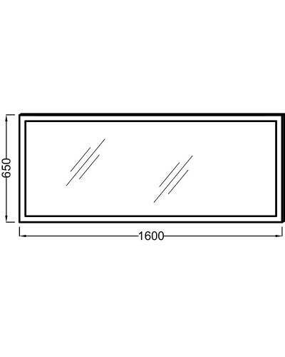 Зеркало Jacob Delafon 160 EB1447-NF с подсветкой с подогревом и ИК-выключателем