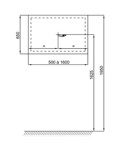 Зеркало Jacob Delafon 160 EB1447-NF с подсветкой с подогревом и ИК-выключателем