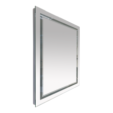 2 Неон - Зеркало LED 1000х800 сенсор на корпусе (двойная подсветка)