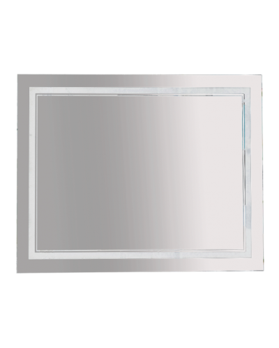 2 Неон - Зеркало LED 1000х800 сенсор на корпусе (двойная подсветка)