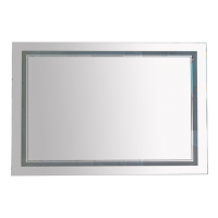 2 Неон - Зеркало LED 1200х800 клавишный выключатель (двойная подсветка)