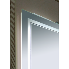 2 Неон - Зеркало LED 1200х800 клавишный выключатель (двойная подсветка)