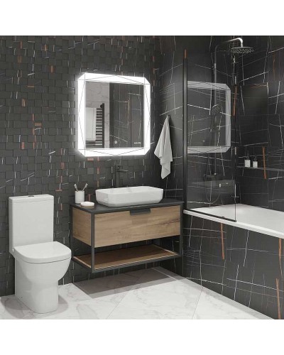 Зеркало Sanita Luxe Line 75 LIN75SLMRKCS0010 с подсветкой с сенсорным выключателем