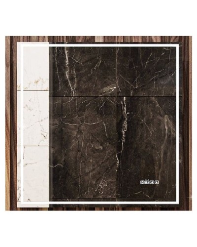 Зеркало Velvex Klaufs Media 70 zkKLA.me.70.al с подсветкой с подогревом и сенсорным выключателем