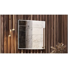 Зеркало Velvex Klaufs Media 70 zkKLA.me.70.al с подсветкой с подогревом и сенсорным выключателем