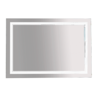 2 Неон - Зеркало LED 1200х800 сенсор на корпусе (двойная подсветка)