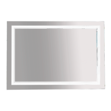 2 Неон - Зеркало LED 1200х800 сенсор на корпусе (двойная подсветка)