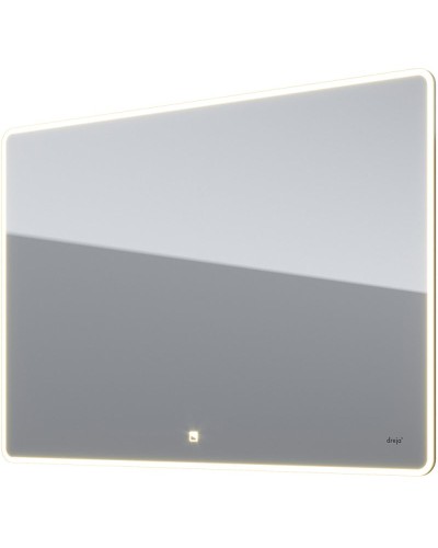 Зеркало Dreja Point 100 99.9030 с подсветкой Белый с сенсорным выключателем