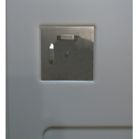 3 Неон - Зеркало LED  600х800 клавишный выключатель (с круглыми углами)