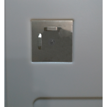 3 Неон - Зеркало LED  600х800 клавишный выключатель (с круглыми углами)