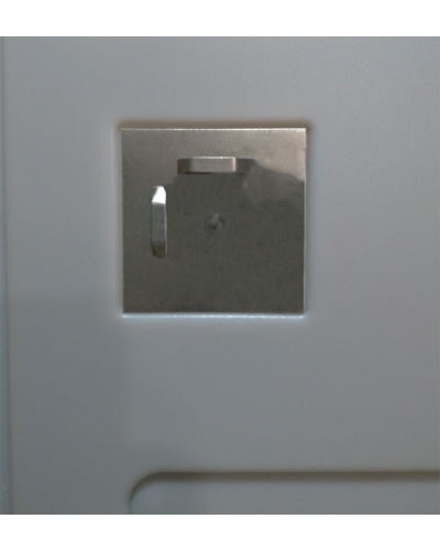 3 Неон - Зеркало LED  600х800 клавишный выключатель (с круглыми углами)