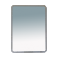 3 Неон - Зеркало LED  600х800 клавишный выключатель (с круглыми углами)