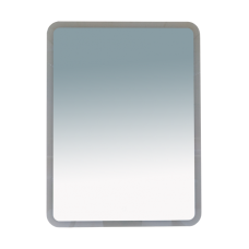 3 Неон - Зеркало LED  600х800 клавишный выключатель (с круглыми углами)