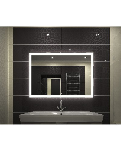 Зеркало Континент Mercury 1200х700 ЗЛП464 с подсветкой с сенсорным выключателем