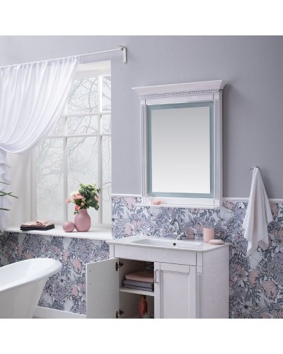 Зеркало Aquanet Селена 70 246509 с подсветкой с сенсорным выключателем Белое