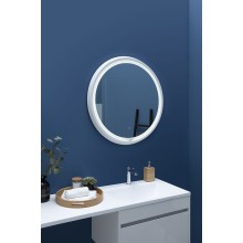 Зеркало Aquanet Дакар 80 241820 с подсветкой Белый глянец