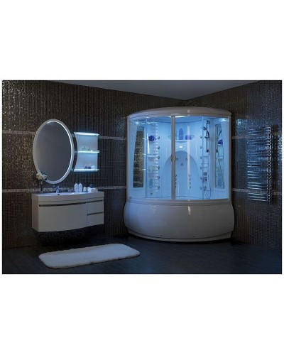 Зеркало Aquanet Опера 70 212365 с полкой с подсветкой Белое