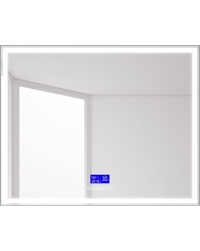 Зеркало BelBagno SPC-GRT-1000-800-LED-TCH-RAD с подсветкой с сенсорным выключателем с bluetooth с термометром с радио