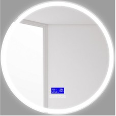 Зеркало BelBagno SPC-RNG-800-LED-TCH-RAD с подсветкой с сенсорным выключателем с bluetooth с термометром с радио