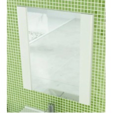 Зеркало 70х80 см белый глянец  Comforty Флоренция 00003127386