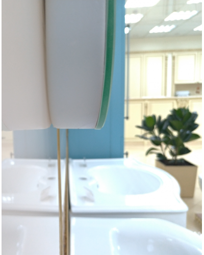 3 Неон - Зеркало LED 1000х800 сенсор на корпусе (с круглыми углами)