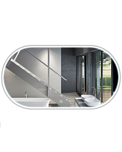 Зеркало Vincea 50-100 VLM-2K100 с подсветкой с сенсорным выключателем