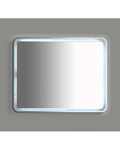 3 Неон - Зеркало LED 1000х800 сенсор на корпусе (с круглыми углами)