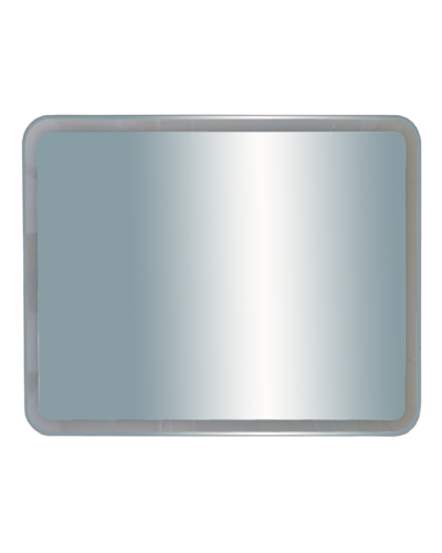 3 Неон - Зеркало LED 1000х800 сенсор на корпусе (с круглыми углами)