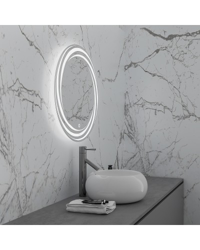 Зеркало Grossman Arma D800 158080 с подсветкой с сенсорным выключателем