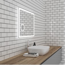 Зеркало Grossman Leo 90 169080 с подсветкой с сенсорным выключателем с подогревом