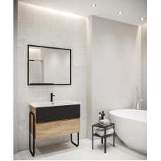 Зеркало Grossman Лофт 90 209001 Черное