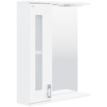 Зеркало со шкафом Onika Кристалл 58.01 205817 с подсветкой Белое