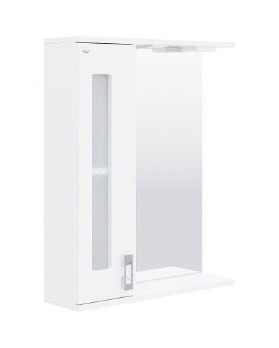 Зеркало со шкафом Onika Кристалл 58.01 205817 с подсветкой Белое