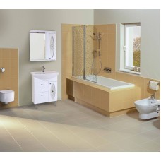 Зеркало со шкафом Onika Кристи 65.01 206536 с подсветкой Белое