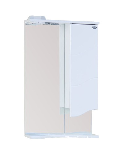 Зеркало со шкафом Onika Лайн 48.01 204802 с подсветкой Белое