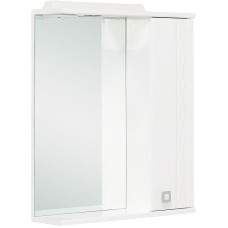 Зеркало со шкафом Onika Лига 60.01 206030 с подсветкой Белое