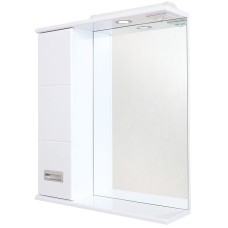 Зеркало со шкафом Onika Балтика 58.01 L 205815 с подсветкой Белое