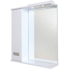 Зеркало со шкафом Onika Балтика 67.02 L 206701 с подсветкой Белое