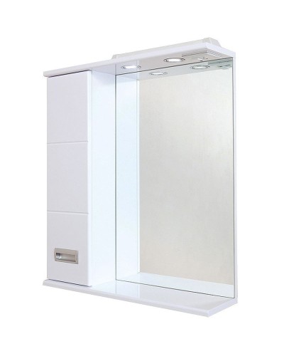 Зеркало со шкафом Onika Балтика 67.02 L 206701 с подсветкой Белое