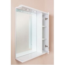 Зеркало со шкафом Onika Балтика 67.02 R 206704 с подсветкой Белое