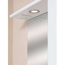 Зеркало со шкафом Onika Ника 60.01 R 206016 c подсветкой Белое